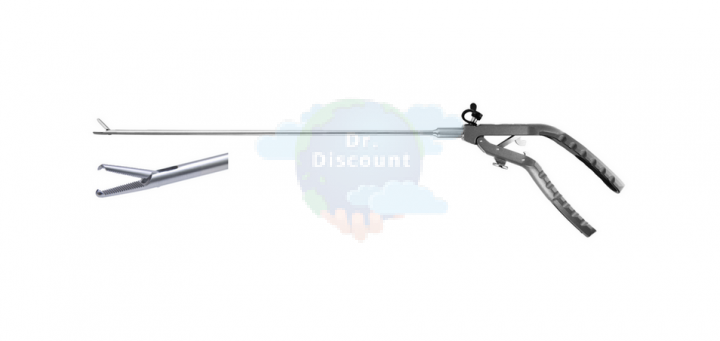 Иглодержатель LOFTLINE, ТС, 1x2 зубцы, 45 см, Ø 5.0 mm, c рукояткой 45°